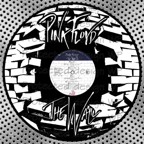 Pink floyd the wall découpe - pink,